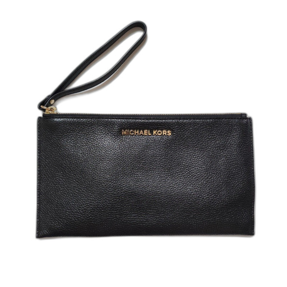 Michael Kors Wristlet Clutch Purse Black - Picture 1 of 3